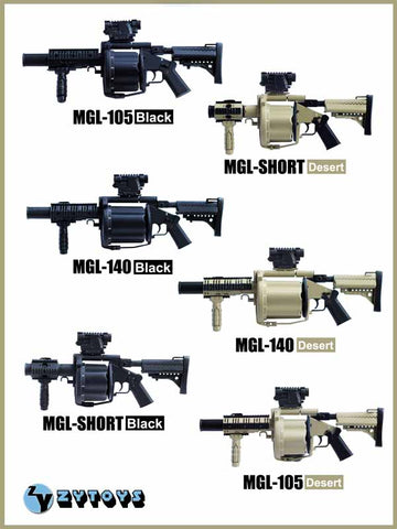 ZY Toys Multiple Grenade Launcher (Set of 6)