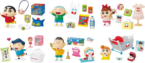 Re-Ment Crayon Shin Chan Shopping Sato (Set of 6)
