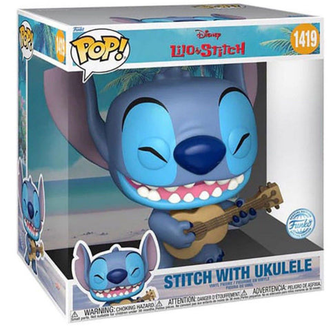 Funko POP! (1419) Stitch with Ukulele Jumbo Special Edition