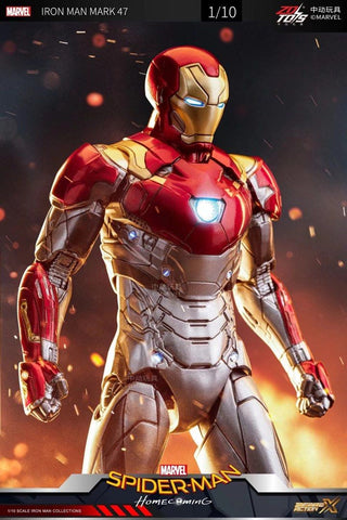 ZD Toys Spider-Man Homecoming 7' Iron Man Mark XLVII