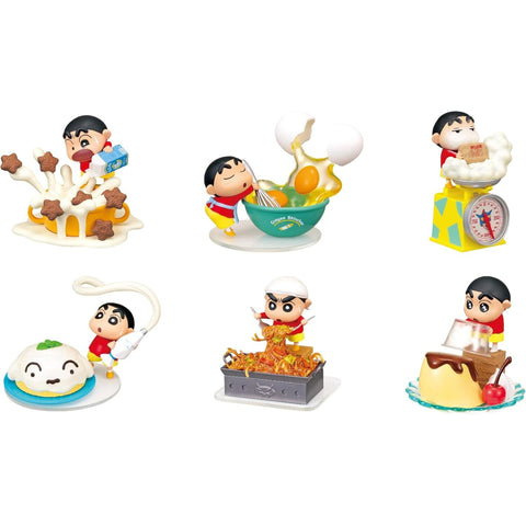 Re-Ment Crayon Shin Chan Cooking (Set of 6)