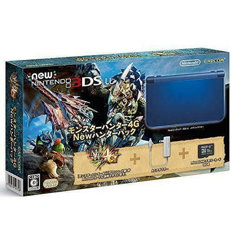 3DS LL New Monster Hunter 4G Console (No Adapter)