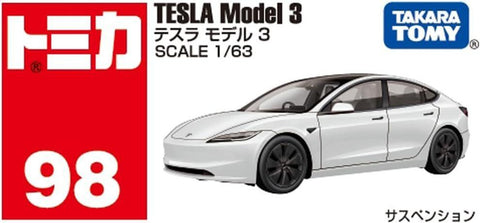 Takara Tomy Tesla Model 3 White (98)