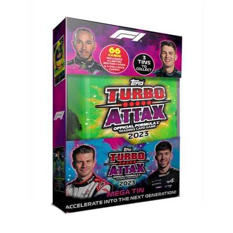 Topps Turbo Attax 2023 Mega Tin Box - Green