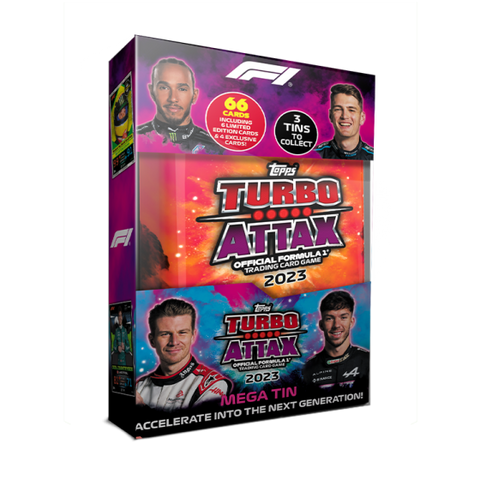 Topps Turbo Attax 2023 Mega Tin Box - Red