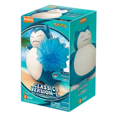 Pokemon Classic Edition Large Snorlax Blokees Model Kit