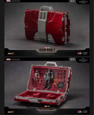 ZD Toys Iron Man Suitcase with Mark 5 & Whiplash