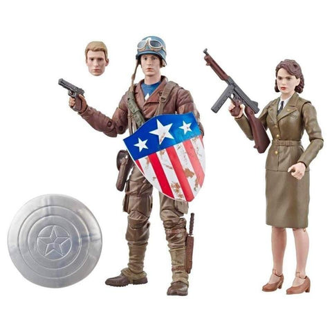 Marvel Legends Series Captain America & Peggy Carter