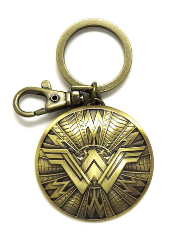 Wonder Woman Shield Pewter Key Chain