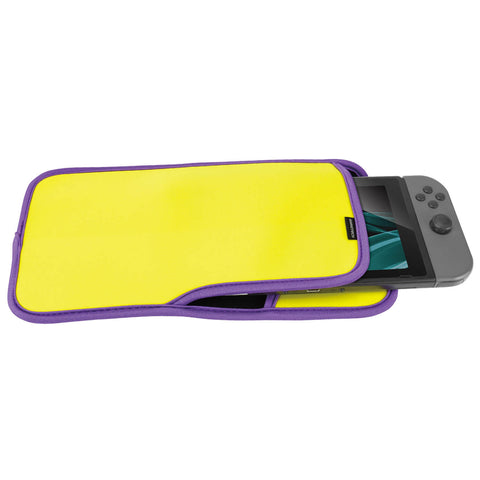 Nintendo Switch Oled Gametech Soft Pouch Yellow x Purple