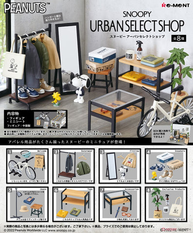 Re-Ment Snoopy Urban Select Shop (Set of 8)