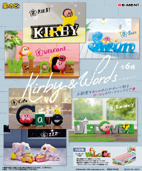 Re-Ment Kirby's & Words (Set of 6)