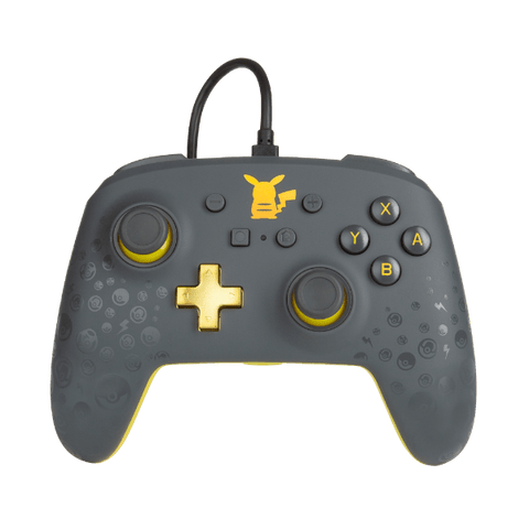 Nintendo Switch PowerA Wired Controller - Pikachu Grey