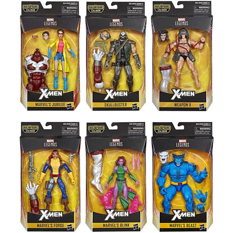 Marvel Legends Build A Figure Caliban (Set of 6)