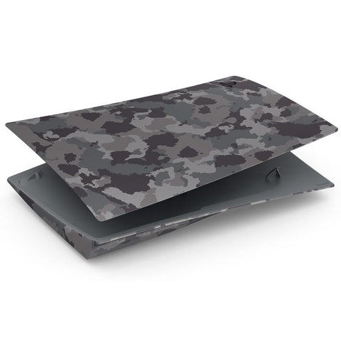PS5 Console Covers Disc - Grey Camouflage