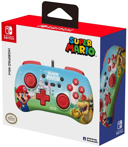 Nintendo Switch Hori Wired Horipad Mini Mario and Bowser