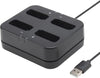 Nintendo Switch Cyber Controller Charging Stand 4 Slot Black