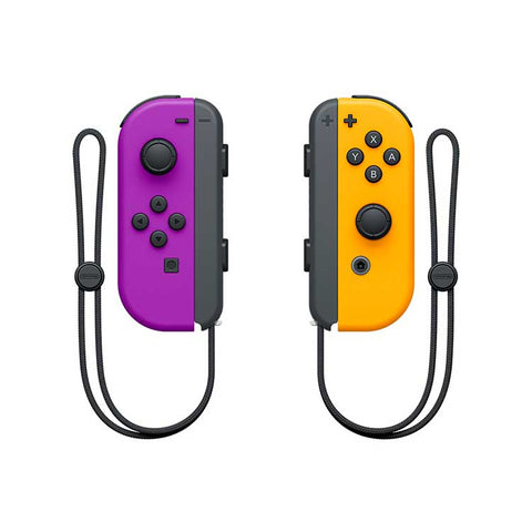 Nintendo Switch Joycon Controller - Neon Purple/Orange (Japan)
