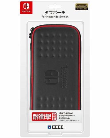Nintendo Switch Oled Hori Tough Pouch - Black/Red