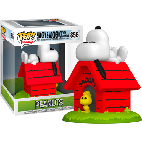 Funko POP! (856) Peanuts Snoopy on Doghouse Deluxe