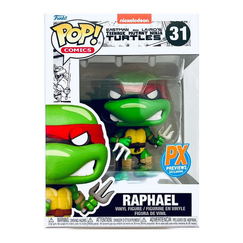 Funko POP! (31) Teenage Mutant Ninja Turtles Comic Raphael Previews Exclusive