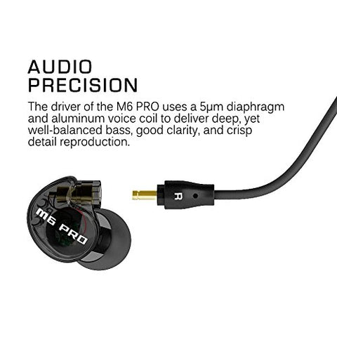 MEE AUDIO M6 PRO - Universal noise isolating In-Ear monitor