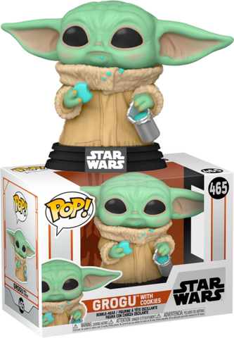 Funko POP! (465) Star Wars:Mandalorian The Child with Cookie
