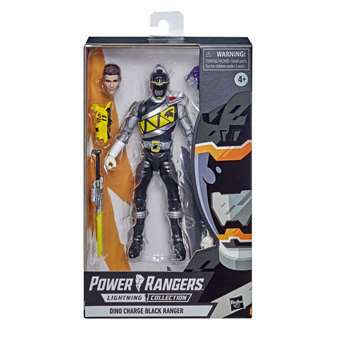 Power Rangers Lightning E89195L00 6" Dino Charge Black Ranger