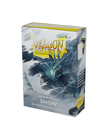 Dragon Shield Japanese Size 60 Sleeves - Snow