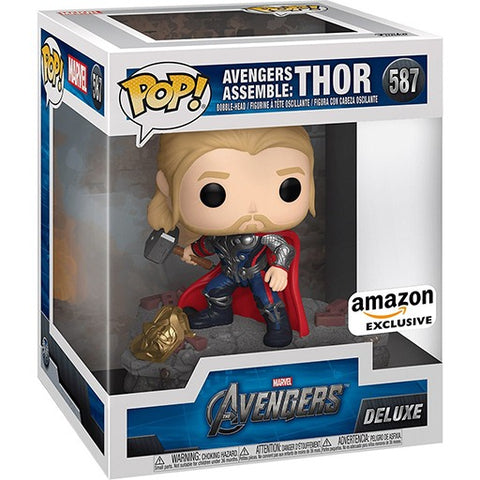 Funko POP! (587) Avengers Thor Assemble Deluxe Amazon Exclusive