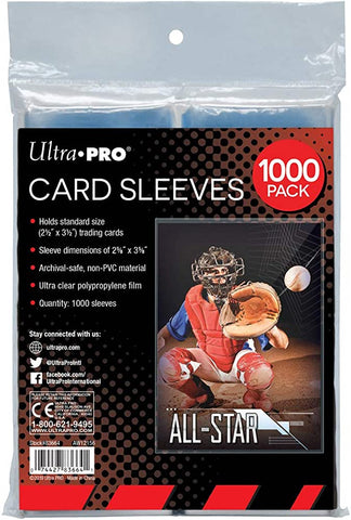 Ultra Pro Card Sleeves 1000 Pack