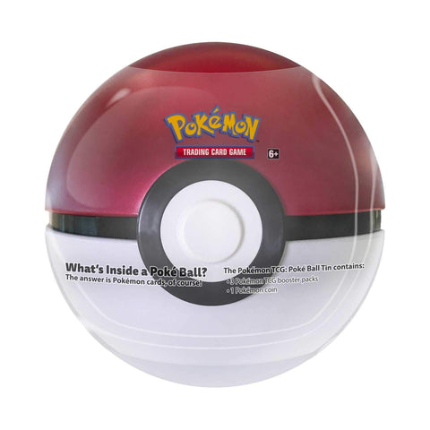 Pokemon Poke Ball Tin - Red