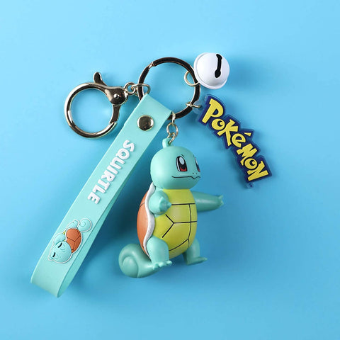 Pokemon Keychain with Bell Strap Squirtle