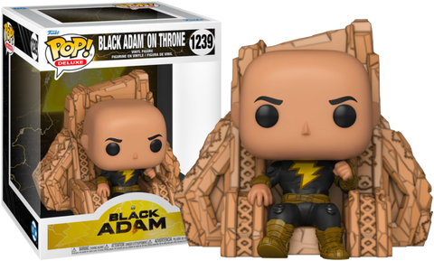 Funko POP! (1239) Black Adam on Throne Deluxe Pop