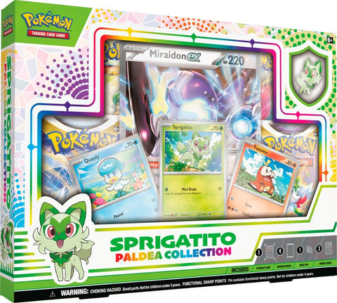 Pokemon TCG Paldea Pin Collection Box - Sprigatito