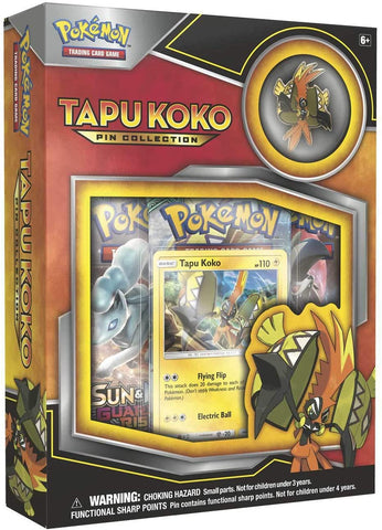 Pokemon Tapu Koko Pin Collection