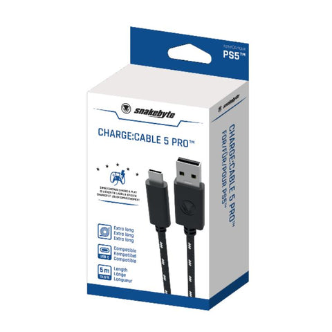 PS5 Snakebyte 5M Charge Cable 5 Pro