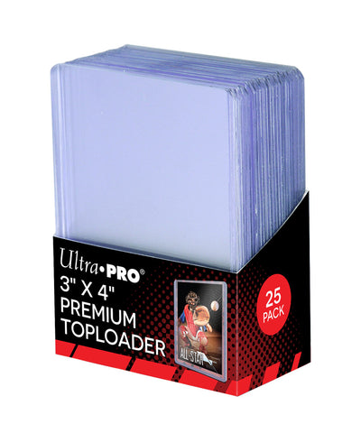 Ultra Pro Toploader Premium 3"X4" Ultra Clear