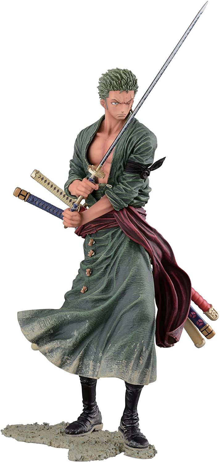 Roronoa Zoro One Piece Model Statue Action Figure Figurine Toy 15.5 inches