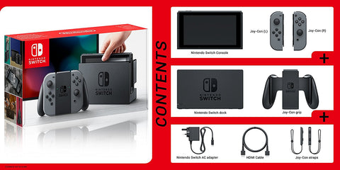 Nintendo Switch with Gray Joy-Con
