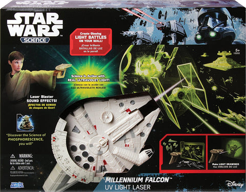 Millenium Falcon UV Light Laser (12"x20")