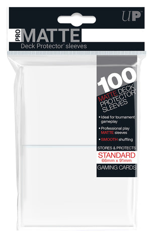 Ultra Pro Pro-Matte White Sleeves (100 pcs)