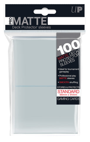 Ultra Pro Pro-Matte Clear Sleeves (100 pcs) 66X91