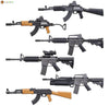 Takara Tomy Real Mini Gun Carbine AK-47 Set of 6