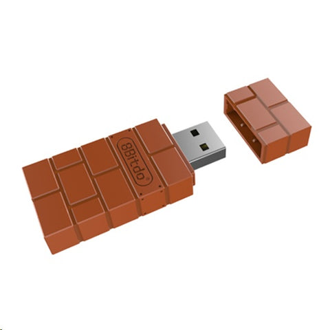 Nintendo Switch 8 BitDo USB Wireless Adapter Brown Brick