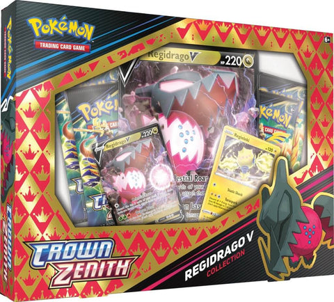 Pokemon SS12.5 Crown Zenith Regidrago V Collection Box