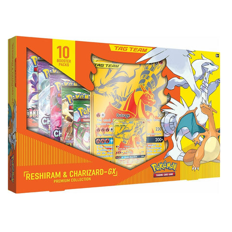 Pokemon TCG Reshiram & Charizard-GX Premium Collection (damaged box)