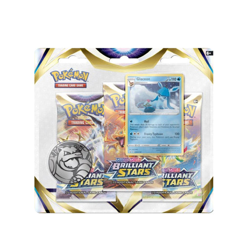 Pokemon SS9 Brilliant Stars 3 Packs Blister - Glaceon