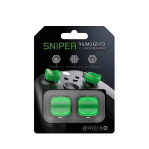 XBox Series X Gioteck Sniper Thumb Grips Translucent Green