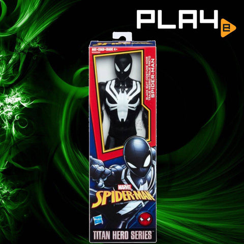 Marvel Black Suit Spider Titan Hero Power FX 12"